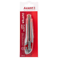 Нож канцелярский Axent, 9 мм., авто-фиксатор, (6701)