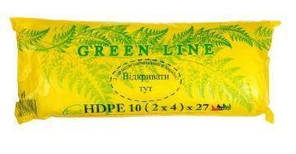 Пакет фасувальний 27  Green Line 10(2х4)х27 жовтий