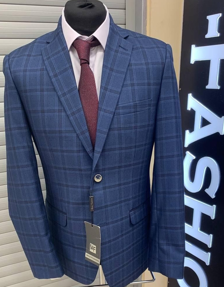 Піджак чоловічий West-Fashion модель А 208 картатий