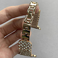 Ремешок для Apple Watch 42 mm металлический с камушками для часов эпл воч 42 мм розовое золото k3l