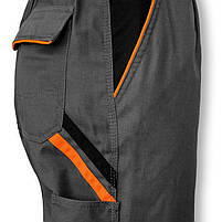 Напівкомбінезон робочий спецівка роба, штани захисні на лямках, робочий захисний напівкомбінезон, роба, фото 9