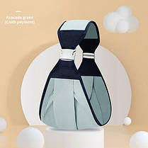 Рюкзак-переноска для новонароджених BABY SLING, Сумка для дитини, Дихаючий слінг для новонароджених, фото 2