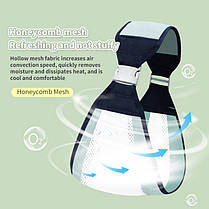 Рюкзак-переноска для новонароджених BABY SLING, Сумка для дитини, Дихаючий слінг для новонароджених, фото 3