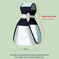 Рюкзак-переноска для новонароджених BABY SLING, Сумка для дитини, Дихаючий слінг для новонароджених, фото 4