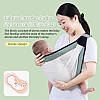 Рюкзак-переноска для новонароджених BABY SLING, Сумка для дитини, Дихаючий слінг для новонароджених, фото 8
