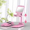 Складаний металевий тримач для планшета і телефона, Складна підставка PHONE STAND, Опора під телефон, фото 6