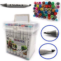 Набор скетч маркеров "M&S" на спиртовой основе, 48 цветов, 0228-48