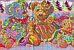 Набір для вишивання за нанесеною на канву схемою "Bear family 2". AIDA 14CT printed 52*31 см, фото 7