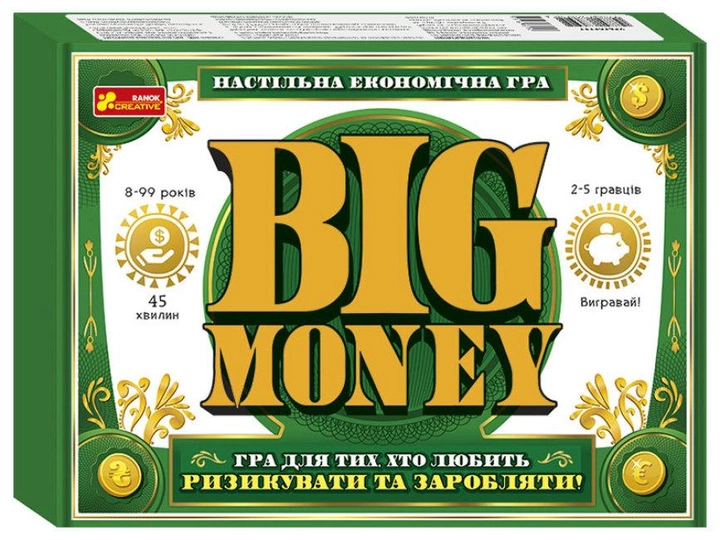 Настільна економічна гра Big Money Ранок, фото 1