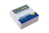 Бумага для записей Buromax, 80*80*30 мм., склеєні, Зебра (BM.2252)