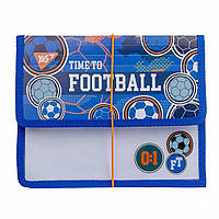 Папка для тетрадей YES, В5, пластиковая на резинке, Football (491799)