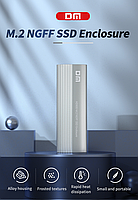 Зовнішня кишеня DM HD600 для NGFF (Sata) M2 SSD USB 3.2 Type C, фото 5