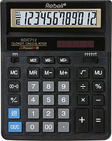 Калькулятор Rebell, 12 разрядный, бухгалтерский, (BDC-712)
