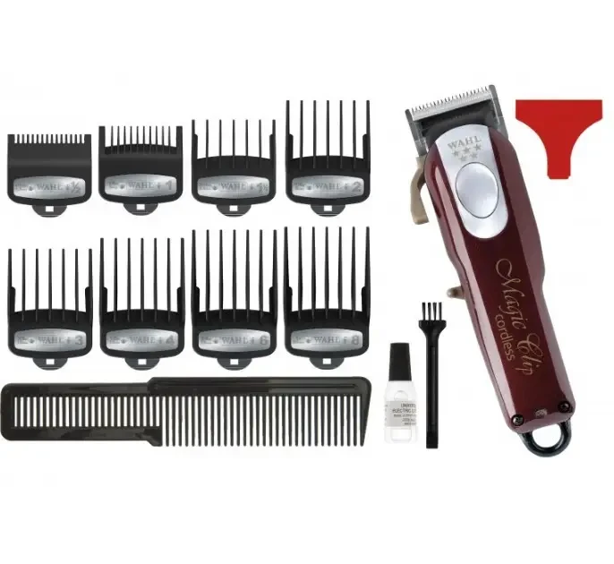 Набор Wahl Professional Magic Clip Cordless + Travel Shaver + Knuckle Brush + Fade Brush (3615-0473) - фото 3 - id-p1882958441