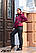 Теплий жіночий лижний зимовий костюм штани куртка PHILIPP PLEIN бордовий 42 44 46 48 50 52 54 56, фото 3