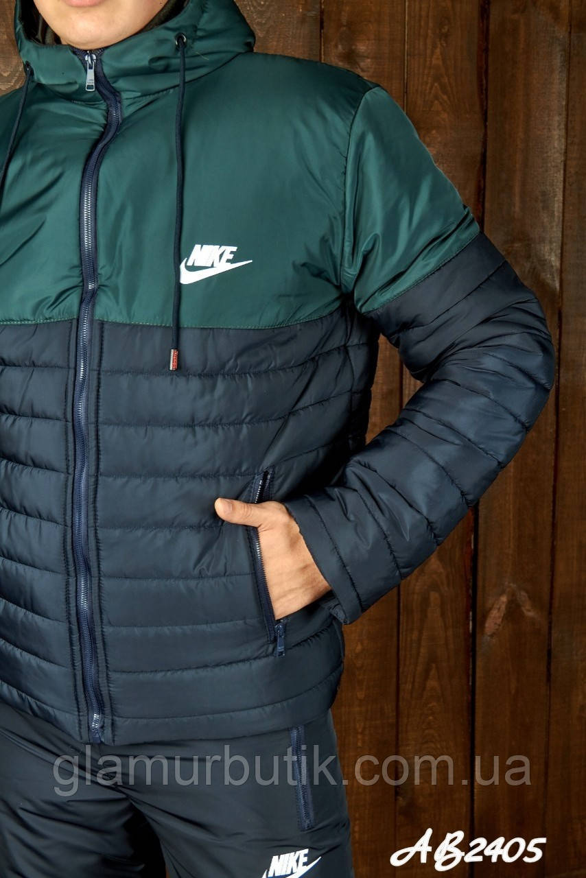 Тёплый лыжный зимний мужской костюм штаны куртка на овчине хаки с чёрным 46 48 50 52 54 - фото 3 - id-p1882956140