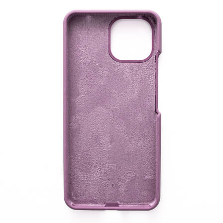Чохол Silicone Case Premium для Xiaomi Mi 11 Lite / Mi 11 Lite 5G NE Blueberry Yogurt (закритий низ), фото 3