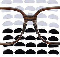 Носоупори на окуляри 4 пари, самоклейні накладки для зручності носіння окулярів