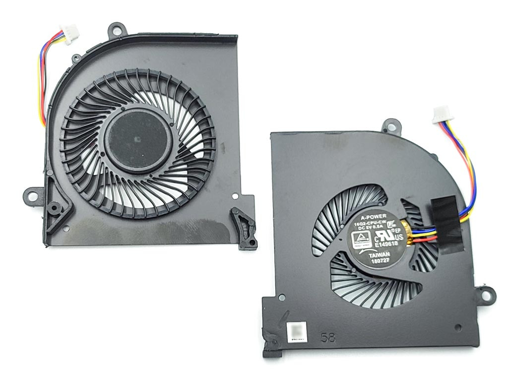 Вентилятор (кулер) для MSI GS65 8SF 8RF 8SG, GS65VR MS-16Q2 CPU Fan, фото 1