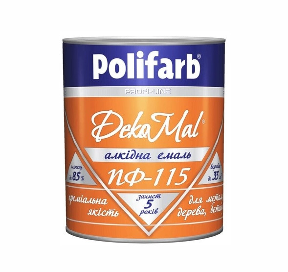 Polifarb DekoMal ПФ-115 зеленка 0,9 кг