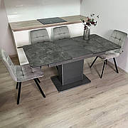 Обідній стіл Boston T Jm Чорне дерево Black/02XL