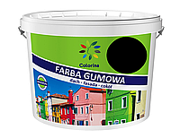 Краска резиновая универсальная для крыши цоколя и фасадов Colorina 1, Черный RAL 9017