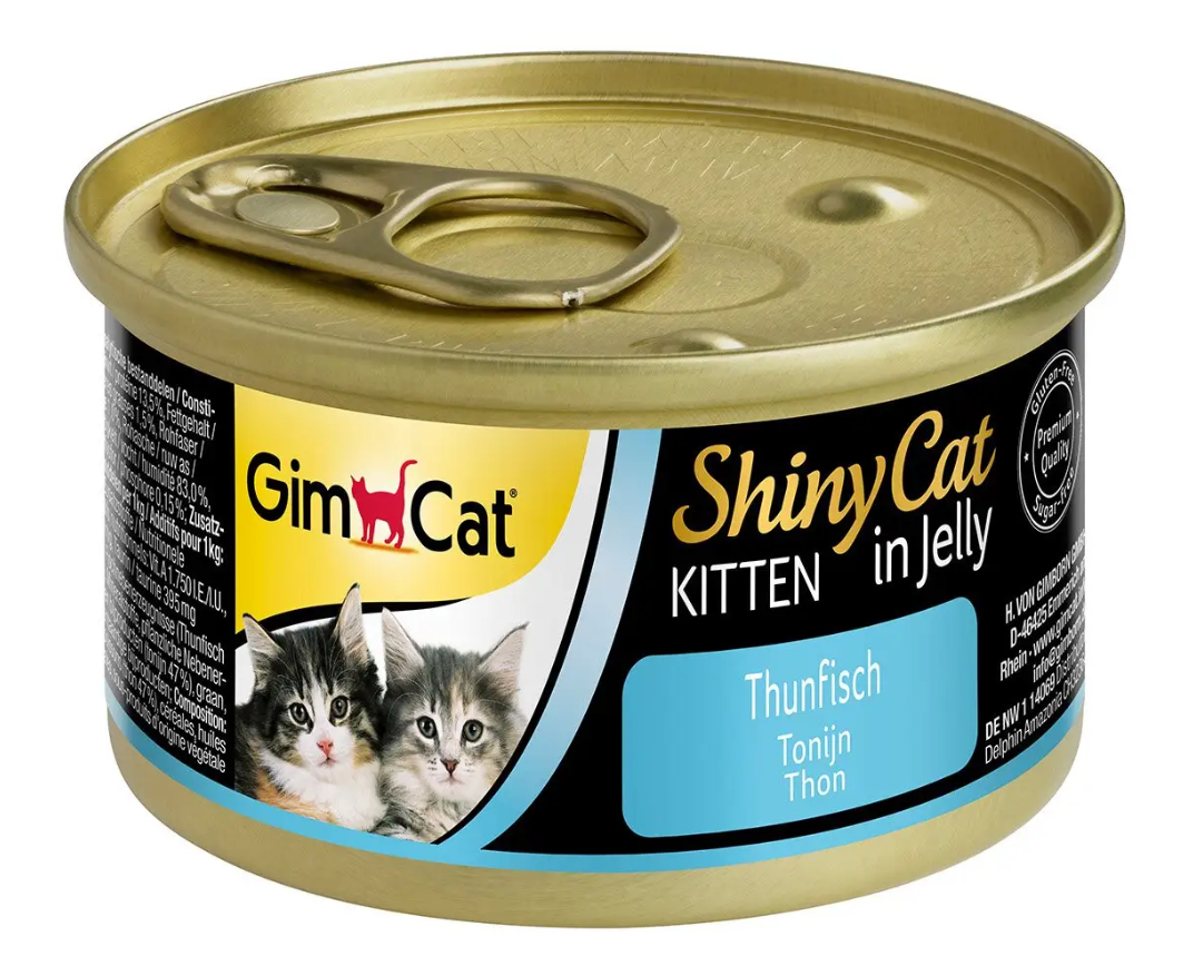 GimCat ShinyCat Kitten консерви для кошенят 70г (тунець)