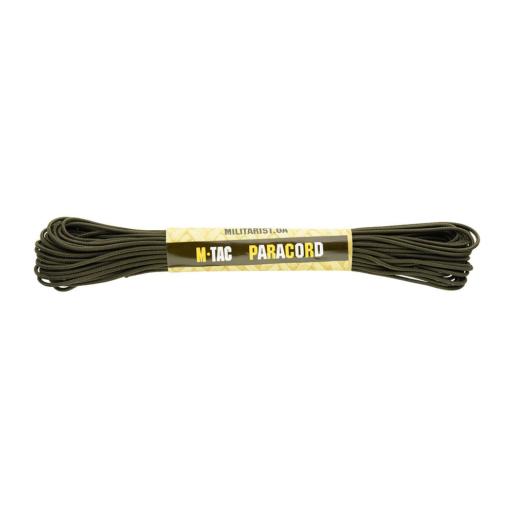 Мотузка шнур паракорд M-Tac paracord 550 type III 15 м OD Green 10250143