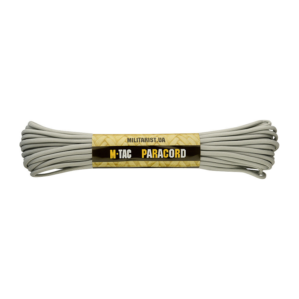 Мотузка шнур паракорд M-Tac paracord 550 type III 15 м Titanium 10250153