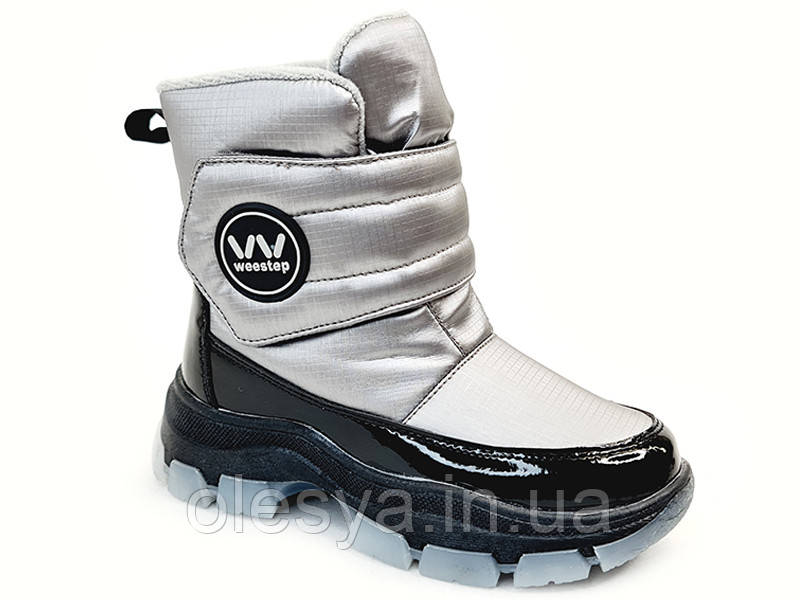 Зимові дитячі Термосапоги, дутики для дівчаток Weestep розміри 27- 31, фото 1