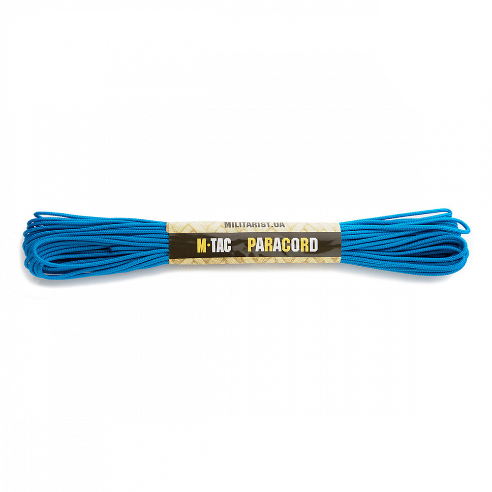 Мотузка шнур паракорд M-Tac paracord Minicord 15 м Blue MTC-MC15-BL