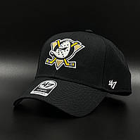 Оригинальная черная кепка 47 Brand NHL Anaheim Ducks MVP Cap Black