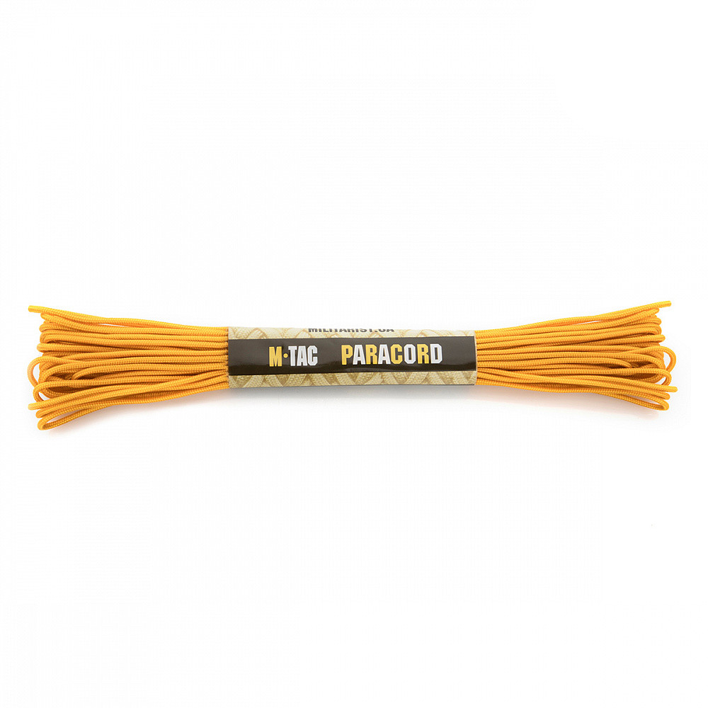 Мотузка шнур паракорд M-Tac paracord Minicord 15 м Goldenrod 10270134