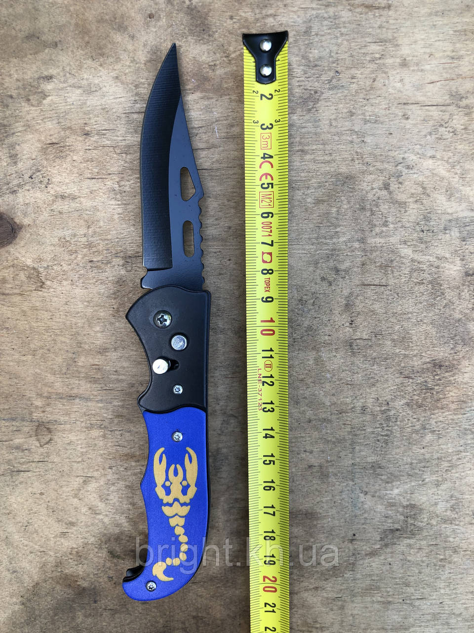 Ніж викидний автоматичний 20 см «Скорпіон» 0206, фото 1