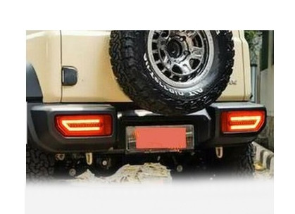 Задня світлодіодна оптика (задні ліхтарі) для Suzuki Jimny 2018+ (червона)