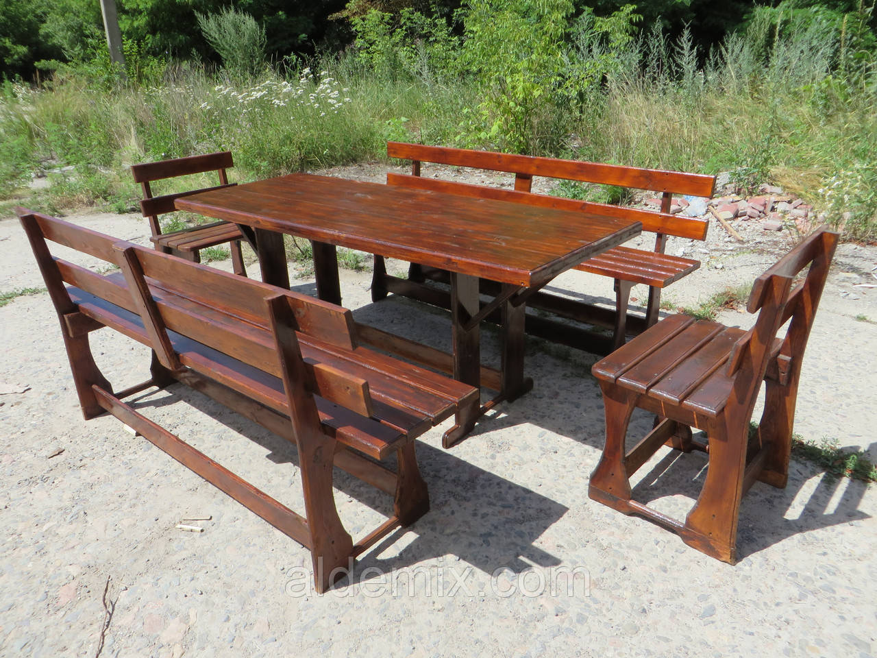 Садові меблі (лавки, стільці, стіл), Набір меблів, Дачні меблі, Садові комплекти, Меблі для дачі.