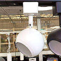 Трековый светильник Feron ML331 GU10 под сменную LED лампу Ø80х165мм IP20 белый