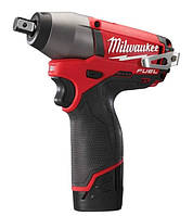 Гайкокрут акумуляторний 1/2" MILWAUKEE, M12 CIW12-202C, 160Нм,(+ЗП,2Х2Аг,кейс) (заміна на 4933464616)