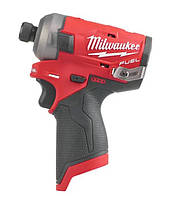 Гайкокрут акумуляторний 1/4" HEX MILWAUKEE, M12 FQID-0, 50Нм (4933464972)