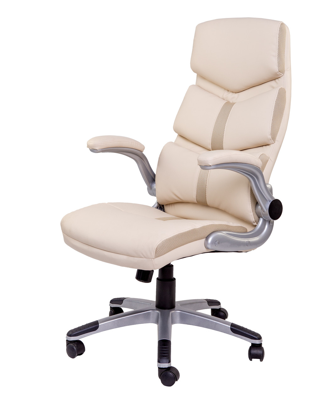 Крісло офісне комп'ютерне бежеве з регулюванням висоти Goodwin Leland beige