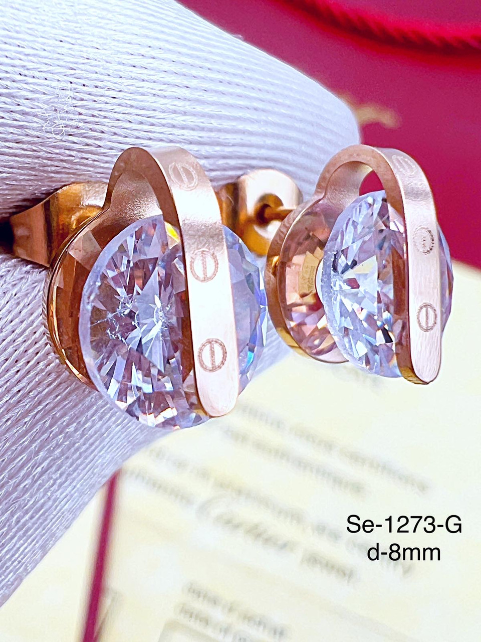 Сережки Stainlees Steel преміум