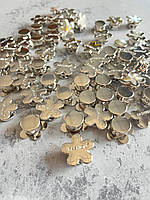 Фіксатор Метал Квітка Срібло