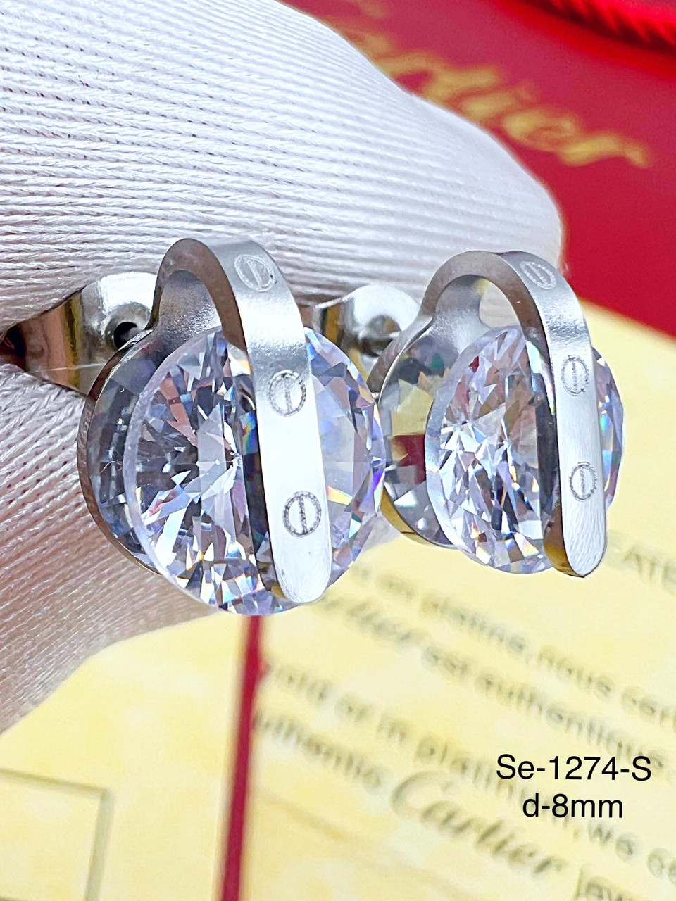 Сережки Stainlees Steel преміум