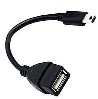OTG Кабель USB AF-mini USB 0,12 м