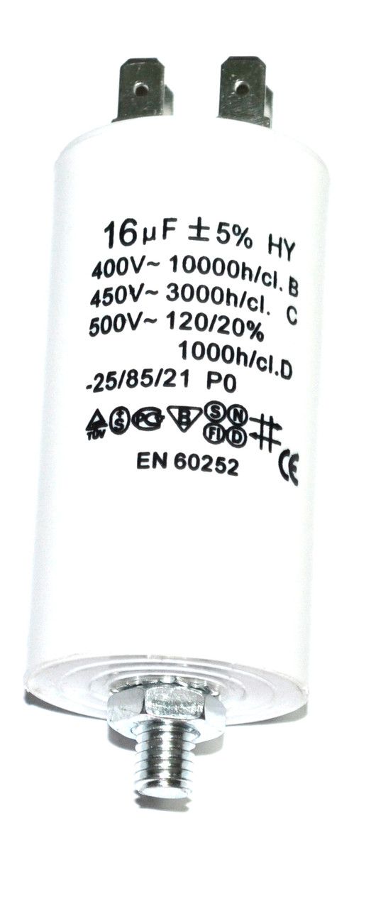 Конденсатор для пральної машинки 16 mf 450V