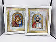 Ікона парна у білих дерев'яних рамках, фото 2