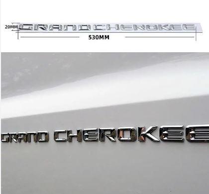 Шильдик емблема автологотип Jeep Grand Cherokee колір хром