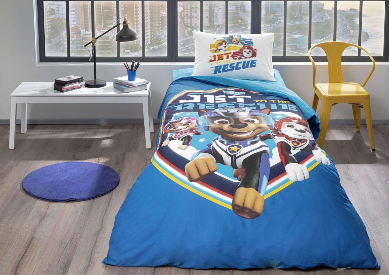 Постільна білизна підліткова Paw Patrol Jet ранфорс Tac