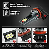 Н11 Н9 H8 LED комплект 2 штуки Лампа в протитуманні фари ДХО DRL, фото 4