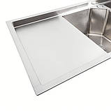 Подвійна кухонна мийка Platinum HANDMADE 9645 HD-S029, фото 4